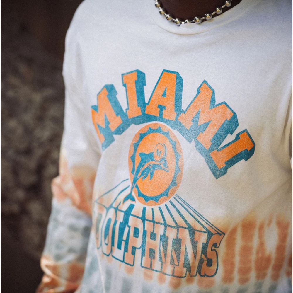 Miami Dolphins Junk Food Long Sleeve XL NWT